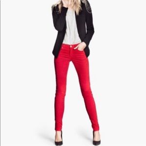 Final price GAP Red Legging Jeans sz 34/18